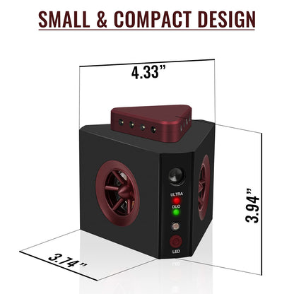 4-in-1 Ultrasonic Rodent Repellent Plug-in Electronic Mice Repeller Rat Deterrent, Pest Control Device with Ultrasound, Electric Impulse, Flashing Lights, Predator Sounds, Indoor Mouse and Rat Control