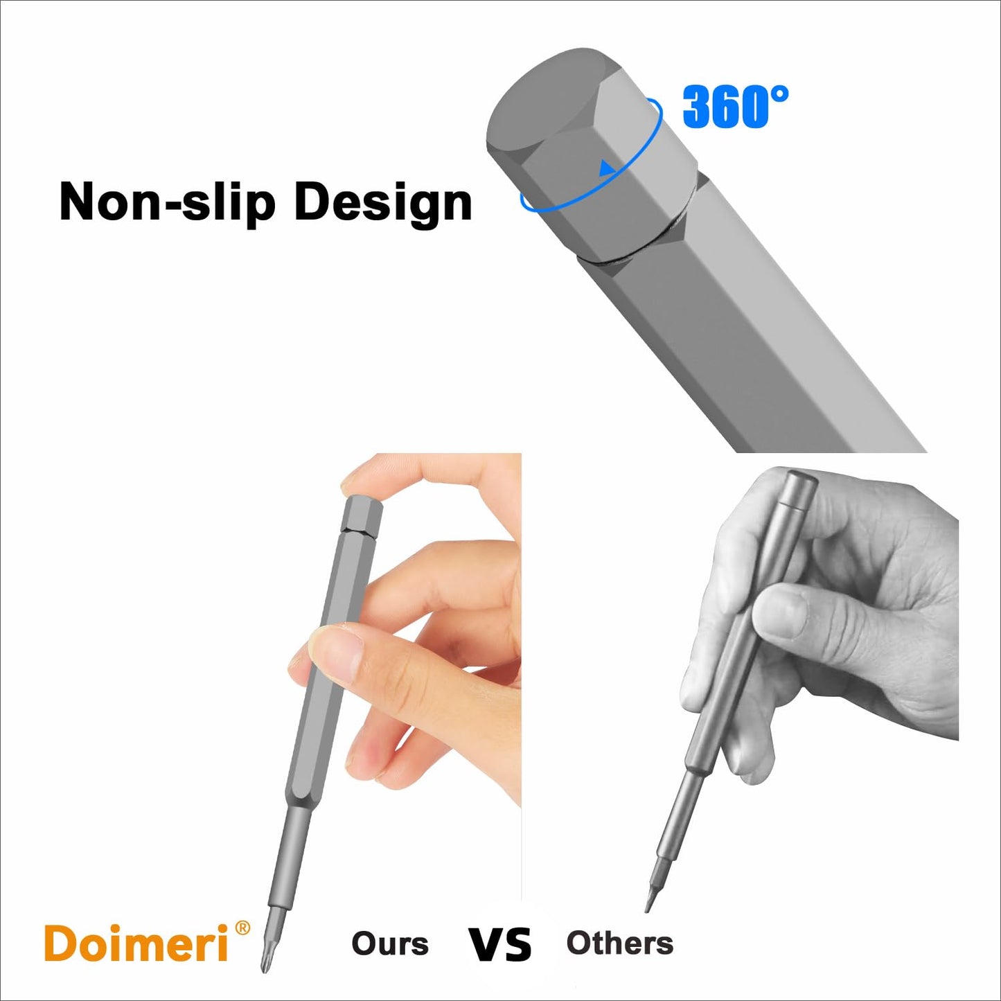 24-in-1 Small Precision Screwdriver Set, Made of Premium S2 Steel, Professional Mini Magnetic Repair Tool Kit by Doimeri