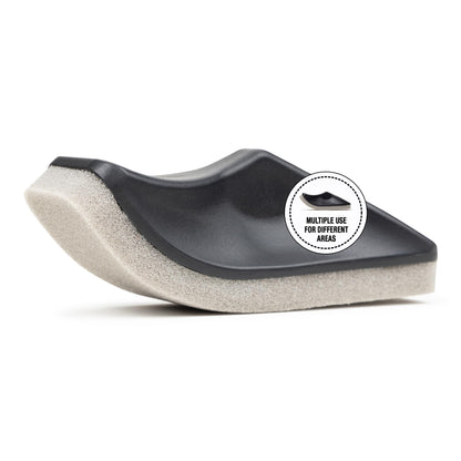 Beard Hair Catcher Sponge for Sink, Beard Bar for Cleaning Bathroom Sink, Egonomic Curved Beard Hair Remover, Clean Men's Hair Trimmings After Shave