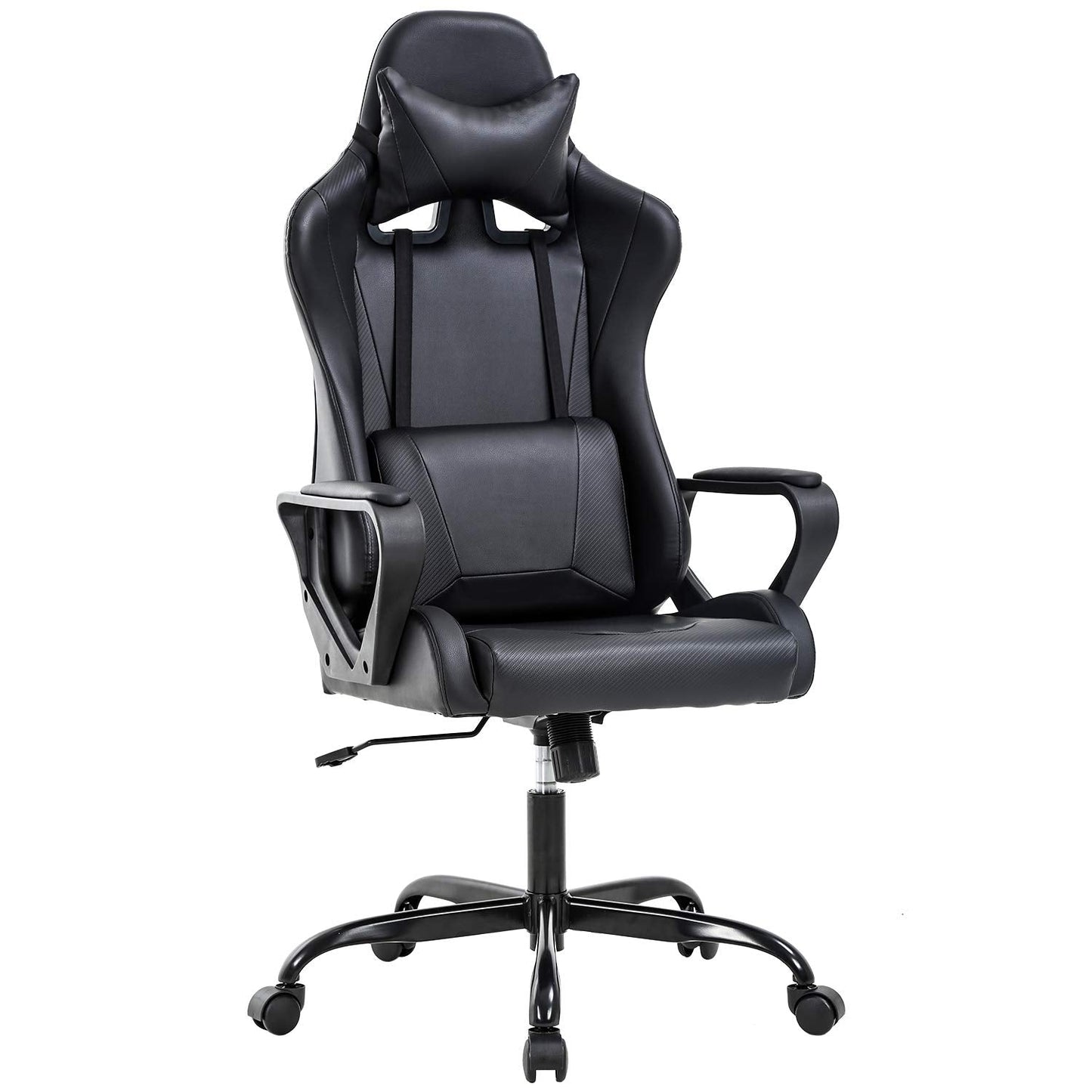BestOffice Gaming Chair Office Chair Ergonomic Desk Chair Racing Style Gaming Chair with Lumbar Support, Swivel Rolling Base, and Comfortable Padded Seat for Women and Men