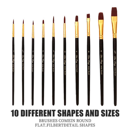 BRIMFULITE Face Painting Kit Non-toxic Body Paint Washable 18 Colors Facepaint Makeup Kit for Adults with 10 Face Paint Brushes for Halloween Party Cosplay Makeup (Color 001)