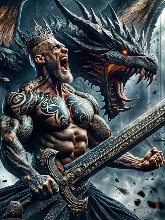 Hmusnwol Dragon Lamp Collectible Decor-Dungeons and Dragons Gifts - 6.15 inch LED Circle Table Lamp for Dragons Lover,Bedroom/Bookshelf/Desk