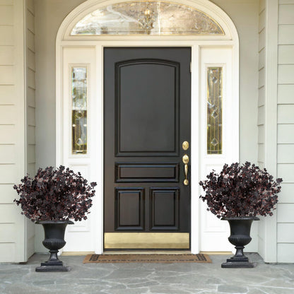 HIAGROW Babys Breath Artificial Flowers, 8 Bundles Real Touch Black Fake Flowers Silk Flowers Bulk for Vase Home Office Wedding Indoor Outdoor Centerpiece Table Party Halloween Decorations