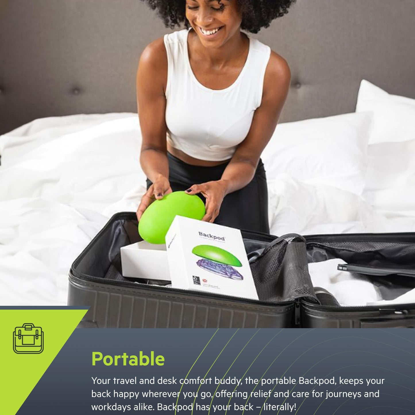 Bodystance Backpod - Premium Device for Costochondritis & Tietze Syndrome | Physio Designed | NZ Made | Posture Corrector & Back Pain Relief