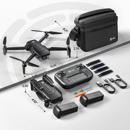 Holy Stone GPS Drone With 4K EIS Camera For Adults, HS175G 249g Foldable RC Quadcopter With Auto Return, Follow Me, 60 Mins Flight Time, Battery Fast Charge, Headless Mode, Upgraded HS175D