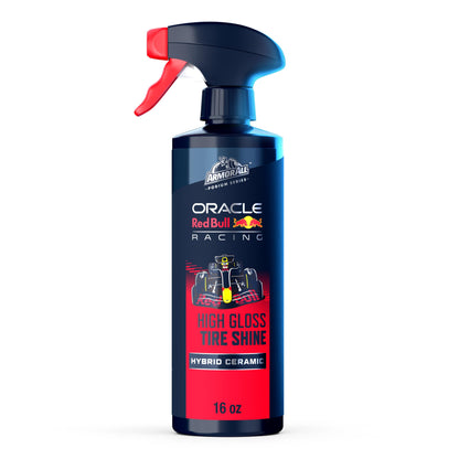 Armor All Podium Series Hybrid Ceramic High Gloss Tire Shine Spray, 16 fl oz, Long-Lasting Car Tire Shine Developed in Collaboration With Oracle Red Bull Racing