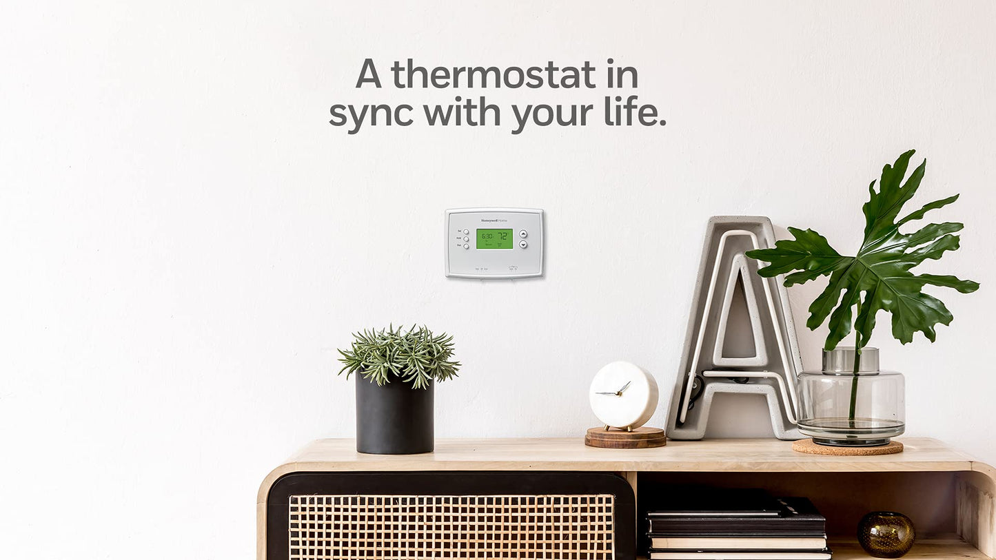 Honeywell Home RTH2300B1038 5-2 Day Programmable Thermostat, White