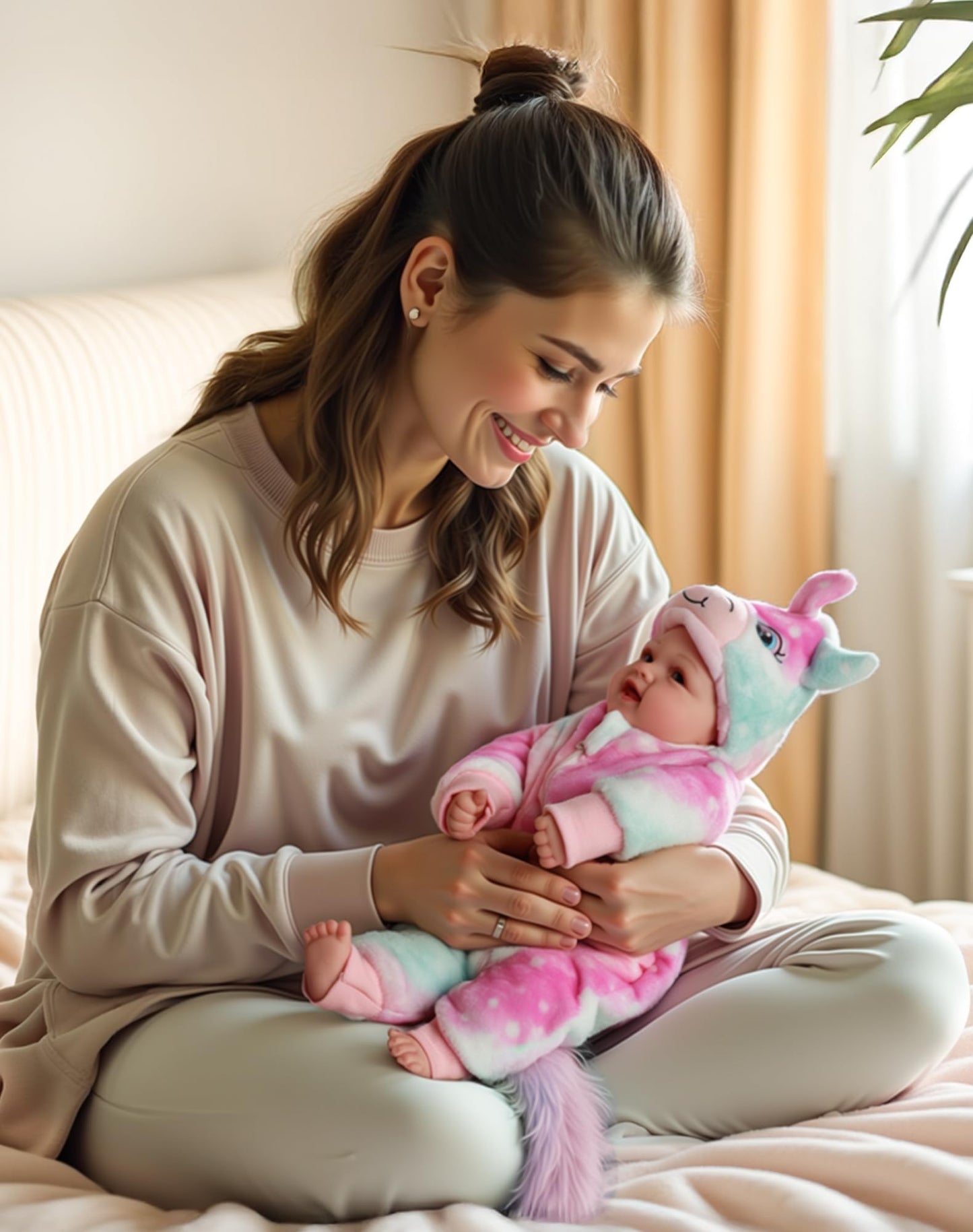 BABESIDE Baby Dolls, 17inch Large Realistic Cute Soft Body Baby Doll Real Life Baby Dolls with Accessories for 3+ Year Old Girls Gifts, Pretend Play, Collection