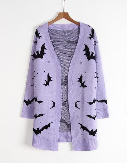 Alsol Lamesa Women's Long Sleeve Cute Cardigan Sweaters V Neck Open Front Ribbed Knit Heart Sweater Coat