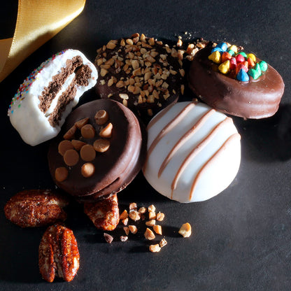 Happy Birthday Cookies - Birthday Cookie Gift Basket - Gourmet Food Gifting for Him/Her (Large, Assorted Flavors)