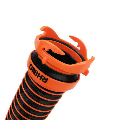 Camco RhinoEXTREME 2' RV Sewer Compartment Hose - Flexible Design for Tight Spaces - Compact to Store - Crush Resistant (39855)