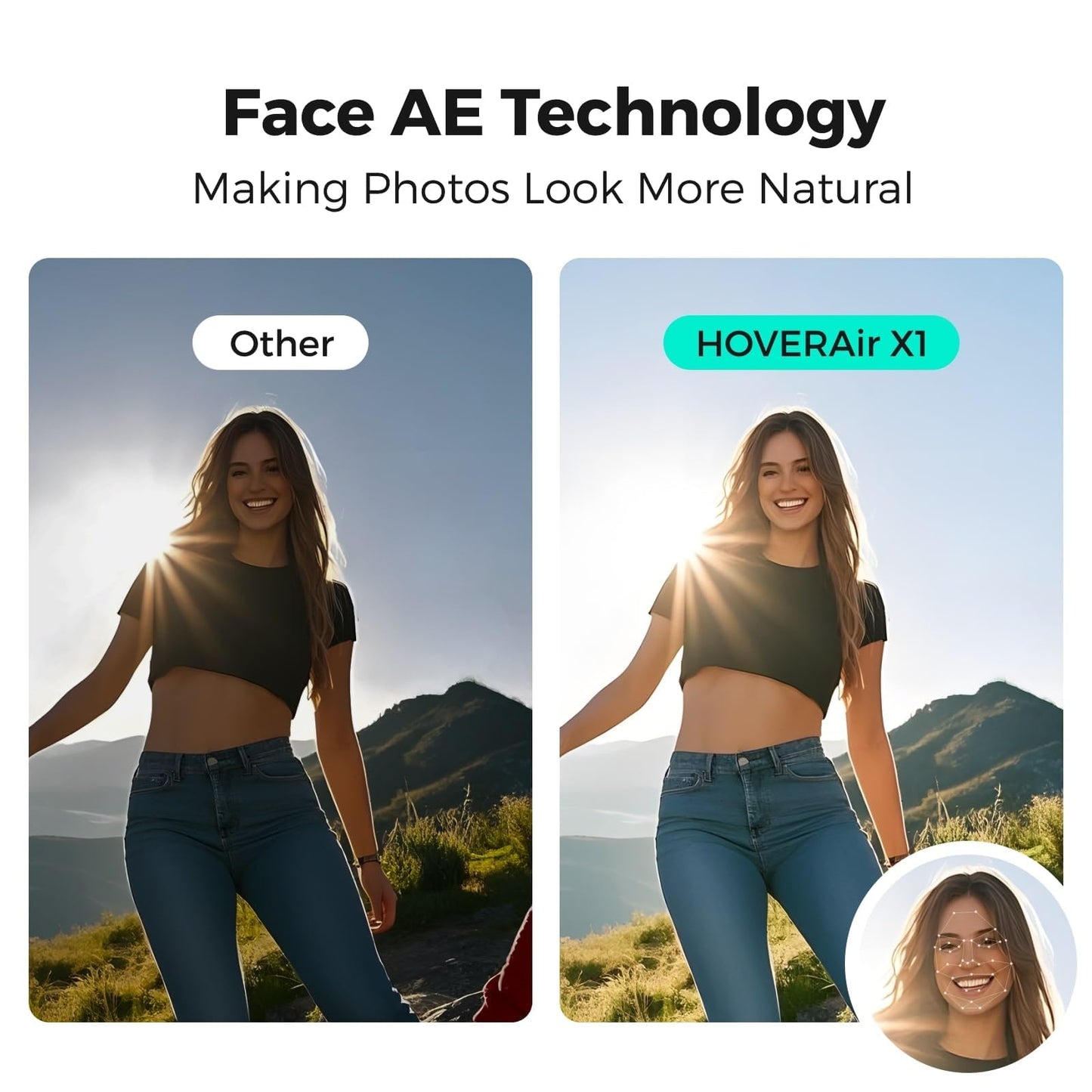 HOVERAir X1 Drone with Camera, Self-Flying Camera Drone with Follow Me Mode, Foldable Mini Drone with HDR Video Capture, Palm Takeoff, Intelligent Flight Paths, Hands-Free Control Black (Combo)