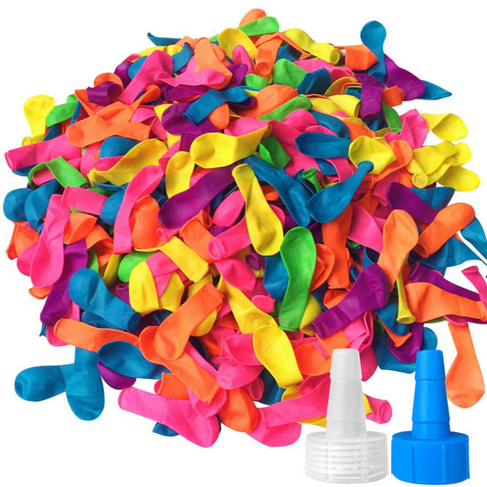 Hibery 1000 Pack Water Balloons with Refill Kits, Latex Water Bomb Balloons Fight Games - Summer Splash Fun for Kids & Adults