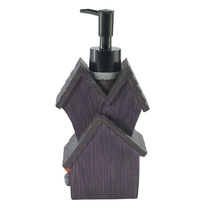 Avanti Linens - Soap Dispener/Lotion Pump, Guest Bathroom Essentials, Spooky House Inspired Bath Decor (Halloween Collection)