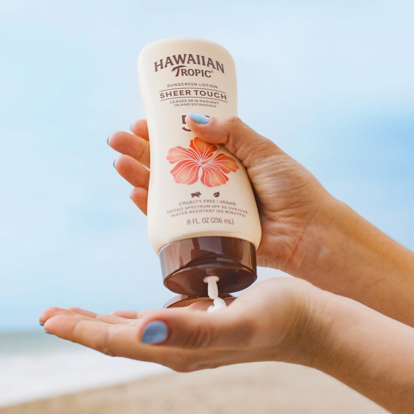 Hawaiian Tropic Sheer Touch Lotion Sunscreen SPF 15: 8 OZ