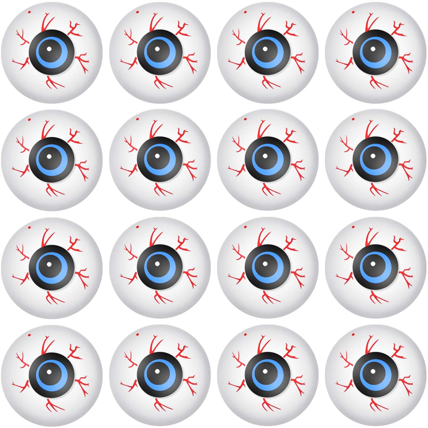 Boao 20 Pieces Halloween Eyeballs Plastic Scary Eyeballs Halloween Skeleton Eyeballs Horror Props for Halloween Party Decorations