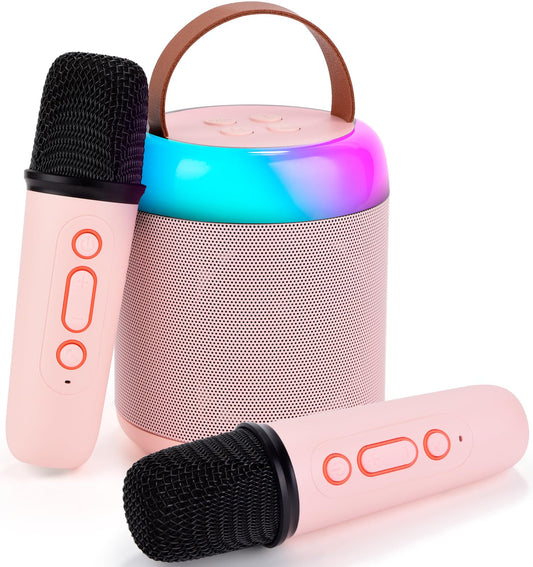 Birthday Gifts for 3, 4, 5, 6, 7, 8, 9, 10, 11, 12 Year Old Toys Girls Boys, Christmas Stocking Stuffers,Karaoke Machine for Kids Teens Adults, Portable Bluetooth Speaker with Wireless Microphone