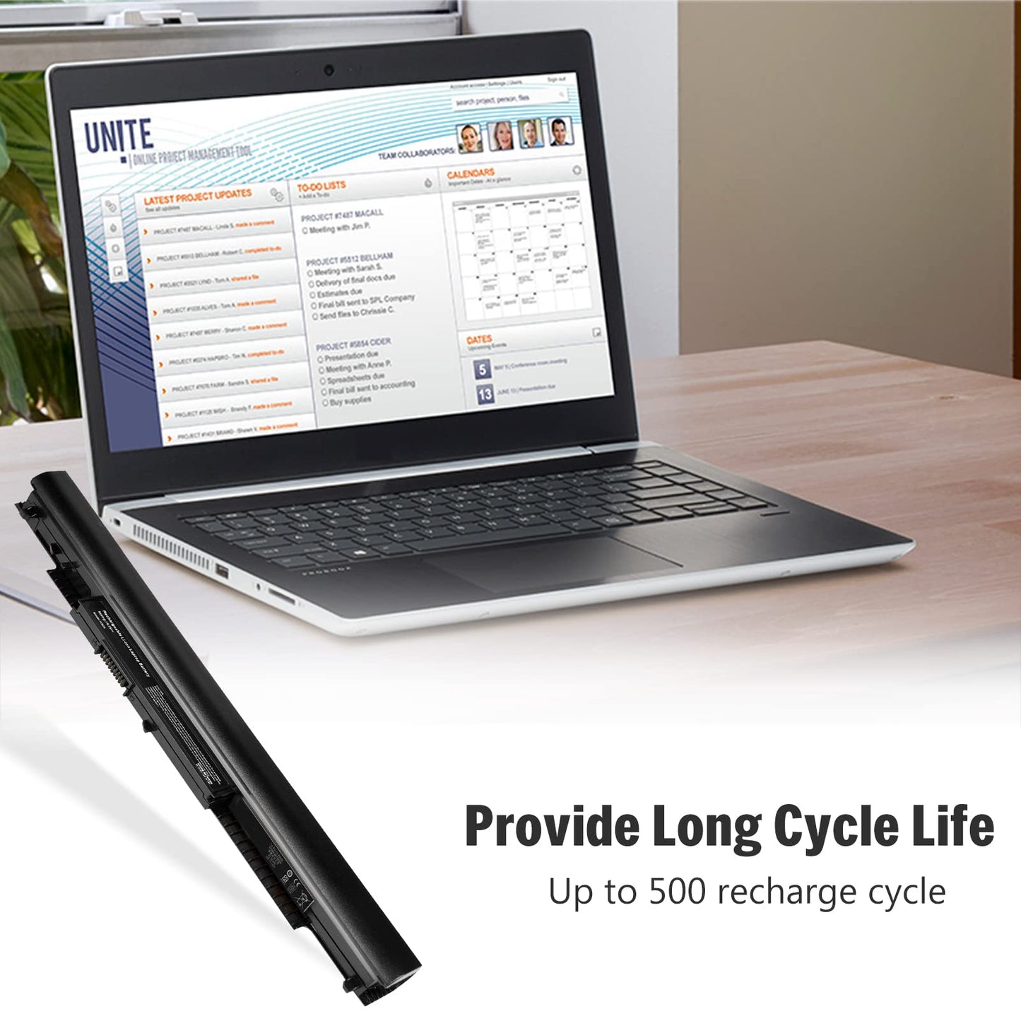 807956-001 HS03 Replacement Laptop Battery for HP Pavilion 15-AC 15-AF 15-BA 15-AY Series 15-ac121dx 15-ac130ds 15-ba079dx 15-ba009dx 15-ba113cl 15-af113cl 15-af131ca 15-af112nr 15-af093ng 15-af087nw