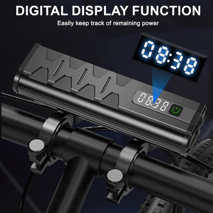 Bike Light for Night Riding, 4800 Lumen Bike Lights with High Beam and Low Beam for Mountain Road, USB Rechargeable Bicycle Headlight, Waterproof Bicycle Headlight with 4 Modes for Commuters Adults