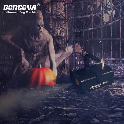 BORGOVA Fog Machine, Small Smoke Machine for Parties Halloween Stage, Auto Mode 400 Watts