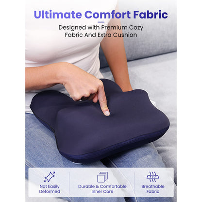 BOB AND BRAD Cordless Back Massager with Heat FSA HSA Eligible, Shiatsu Neck Massager for Pain Relief Deep Tissue, 3D Kneading Massage Pillow for Muscle Pain Relief, Fathers Day Birthday Gifts for Dad