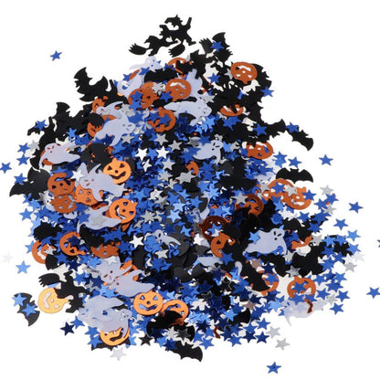 Hosfairy Halloween Confetti - Ghost Pumpkin Bat Witch Spider Throwing Confetti for Parties 100g/3.5Oz