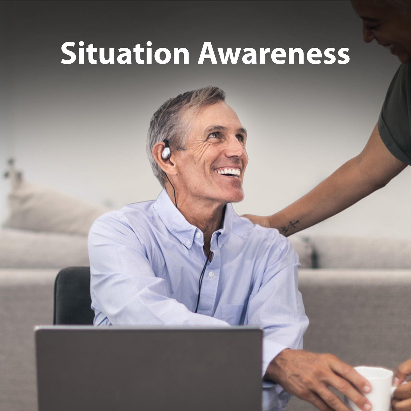 Avantree Resolve (Small-Medium) – Wired Open-Ear Earbuds w/Mic & Over-Ear Hook, for Women, Kids & Young Men w/Small Ears, Ideal for Office, Outdoor & Home, 3.5mm AUX