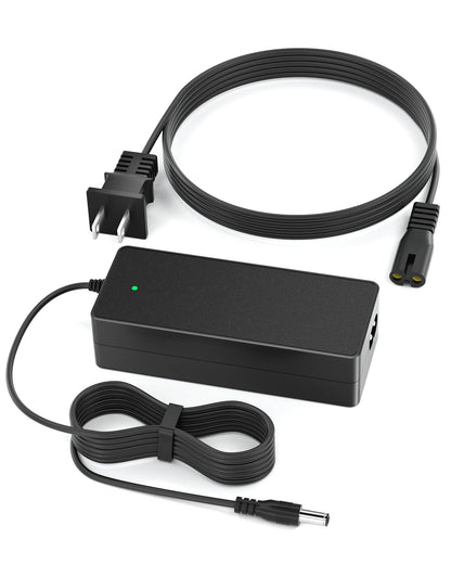 42V 2A for Gotrax Electric Scooter Charger – Compatible with GoTrax GXL V2, Apex, XR Ultra, for Go Trax Electric Scooters with 36V Lithium Battery - Round DC Plug (Not 3-Prong or XLR)