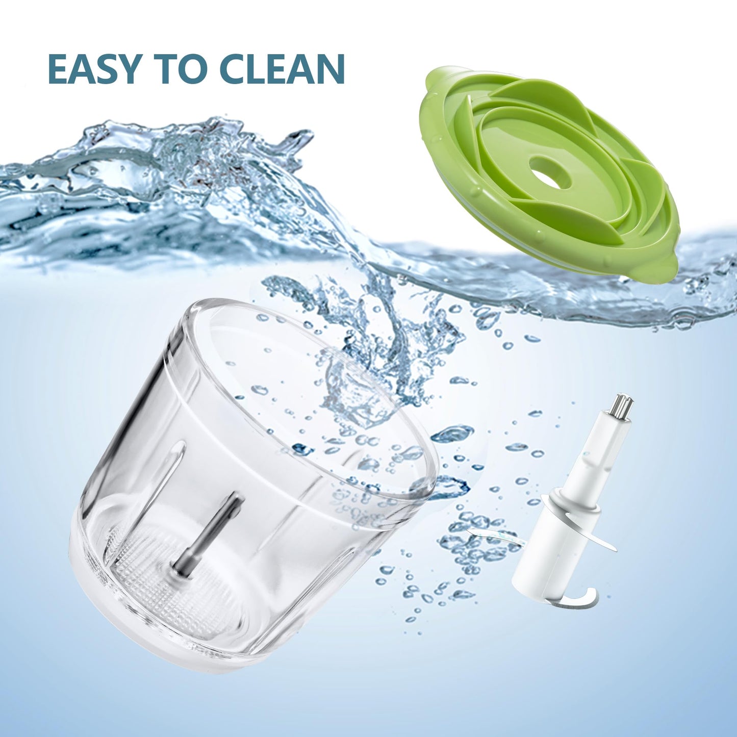 Bear Baby Food Maker, Baby Food Processor Set with Baby Food Containers, Silicone Spoons, Baby Food Puree Blender for Fruit, Vegetable, Meat, Make Fresh and Nutritious Meals for Your Little One