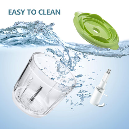 Bear Baby Food Maker, Baby Food Processor Set with Baby Food Containers, Silicone Spoons, Baby Food Puree Blender for Fruit, Vegetable, Meat, Make Fresh and Nutritious Meals for Your Little One