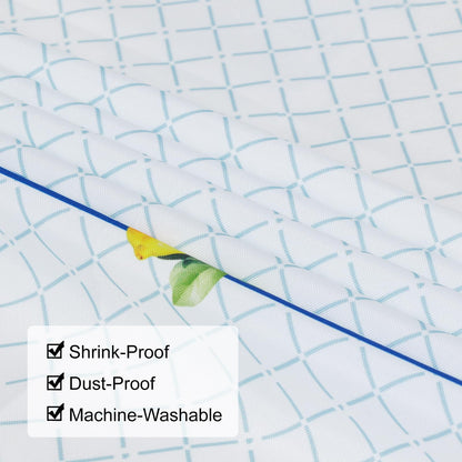 Arquiel Spring Summer Tablecloth 60×84 inch, Waterproof Blue Lemon Table Cloth Washable, Stain Resistant Cloth Table Cover for Party Picnic Dinner Decor (Lemon)