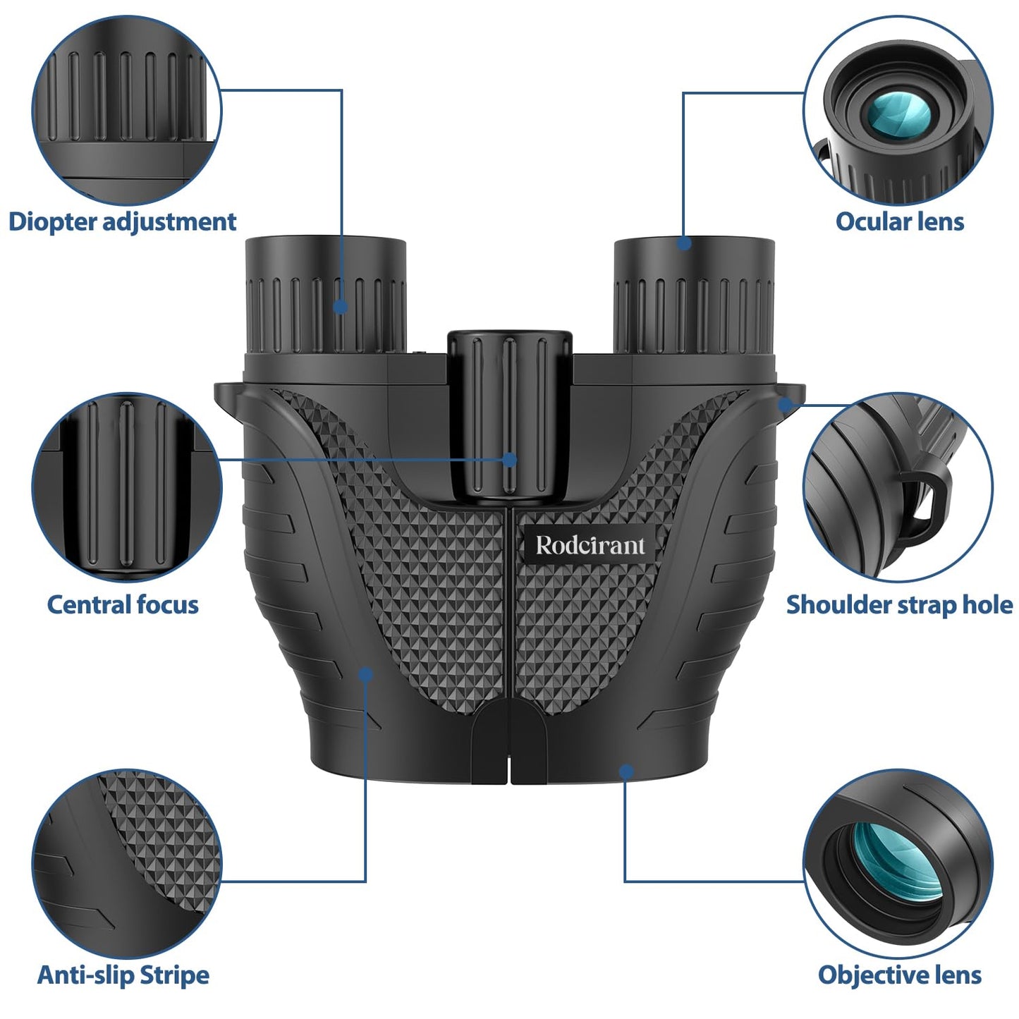 Binoculars 15x25 for Adults,Waterproof Durable & Clear Binoculars with Low Light Night Vision for Sightseeing,Concerts and Bird Watching