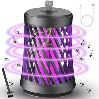 Bug Zapper Indoor, Electric Indoor Bug Zapper Outdoor, 2 in 1 Mosquito Zapper, Powerful Fly Zapper with Purple Lights for Home, Garden, Patio