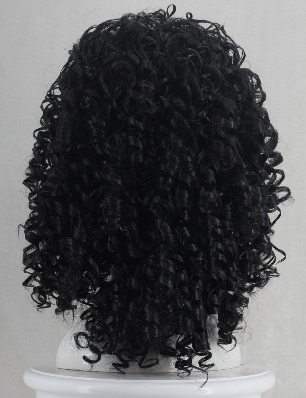 Angelaicos Unisex Wavy Halloween Costume Full Wig Long Dark Brown (Men's Wig)