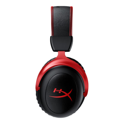HyperX Cloud II Wireless - Gaming Headset for PC, PS5, PS4, Long Lasting Battery Up to 30 Hours, DTS Headphone:X Spatial Audio, Memory Foam, Detachable Noise Cancelling Microphone with Mic Monitoring
