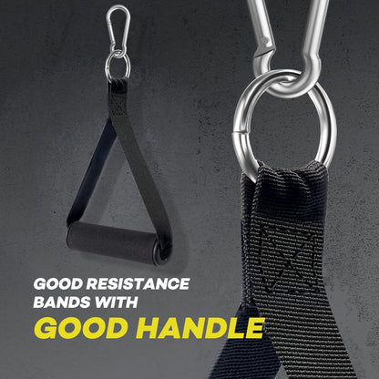 Heavy Resistance Bands for Working Out 240lbs, NITEEN Resistance Bands with Handles Weight Exercise Bands for Men Women, Workout Bands with Door Anchor and Ankle Straps Strength Training Equipment