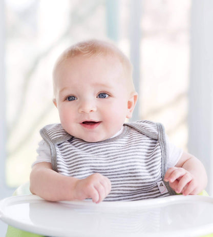 Burt's Bees Baby - Bibs, 5-Pack Lap-Shoulder Drool Cloths, 100% Organic Cotton with Absorbent Terry Towel Backing (Hello Moon!)