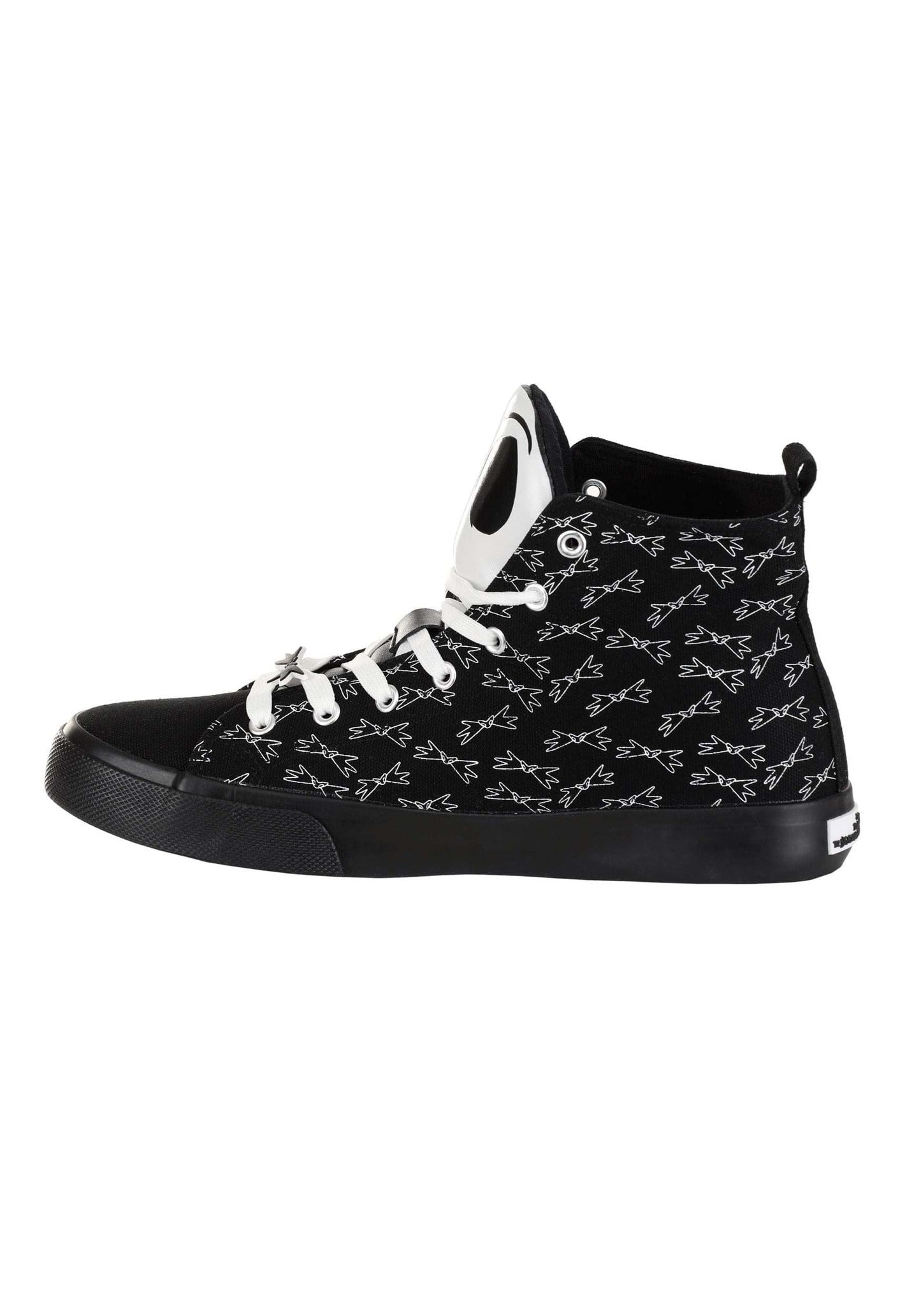 Adult Nightmare Before Christmas Jack Skellington Shoes | Officially Licensed Disney High Top Unisex Sneakers