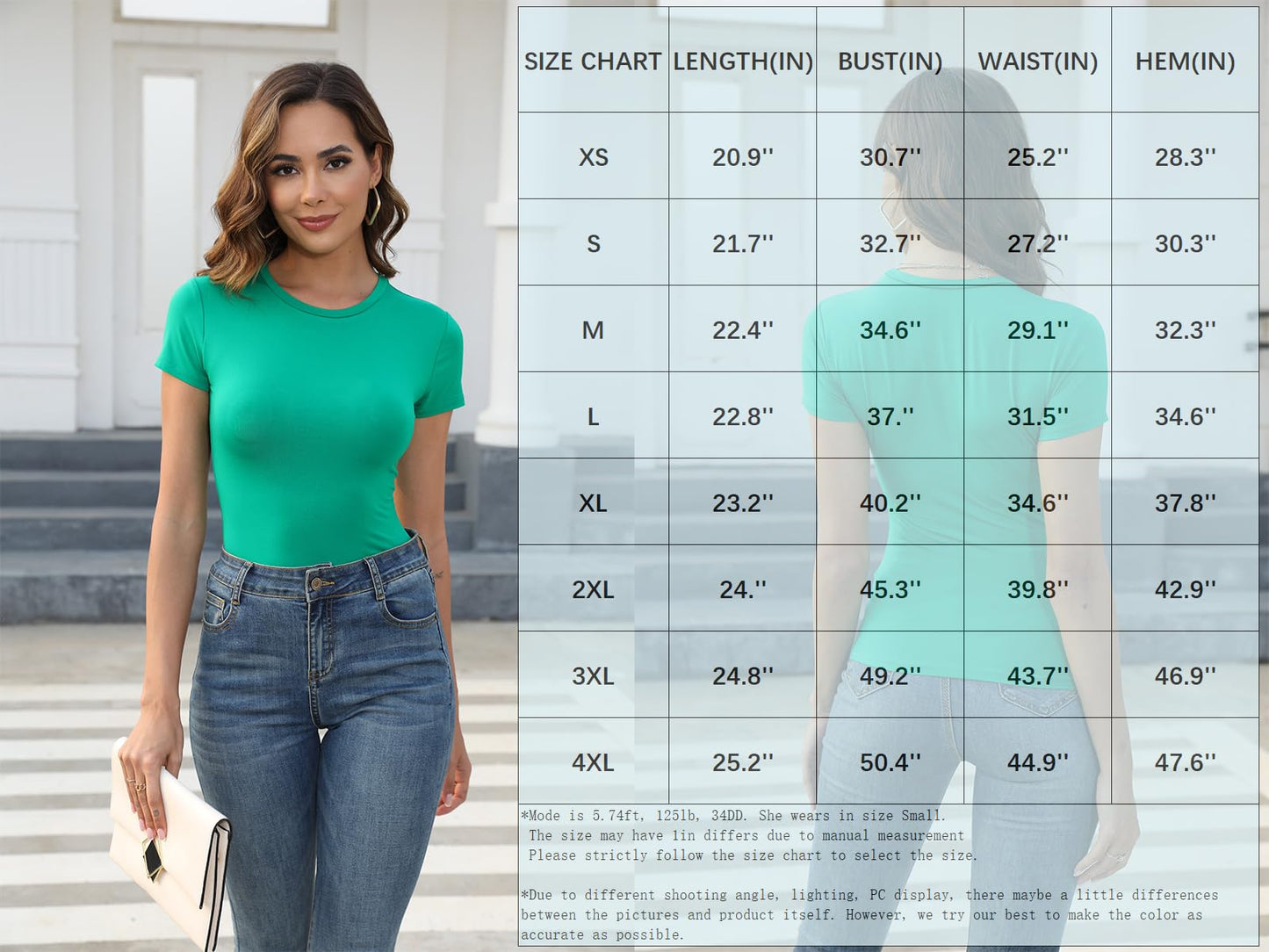 Abardsion Women's Casual Basic Going Out Crop Tops Slim Fit Short Sleeve Crew Neck Tight T Shirts 2025 (Light Pink, S)
