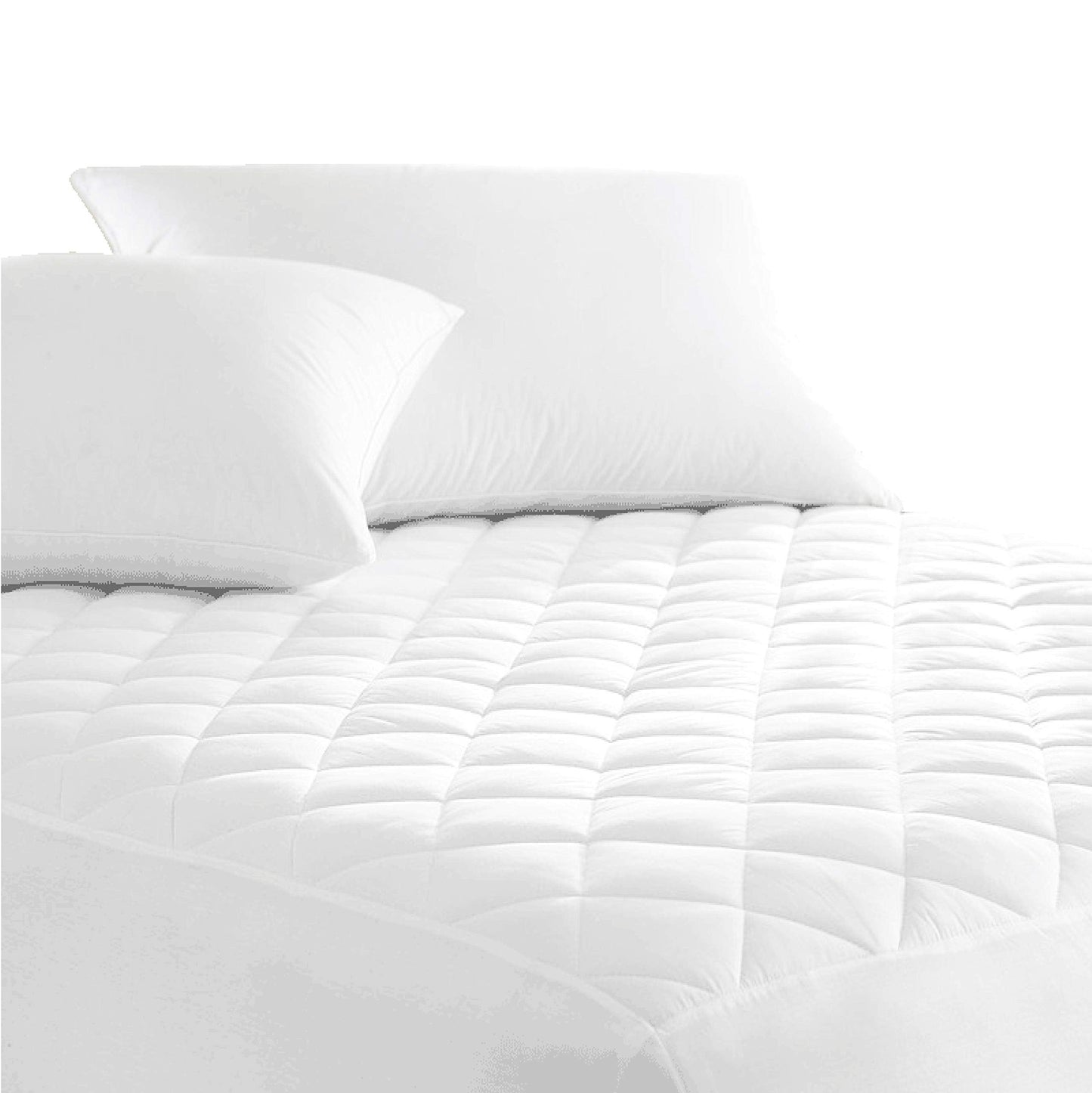 Australian Made Fully Fitted Cotton Quilted Mattress Protector Machine Washable (All Size) (Queen)