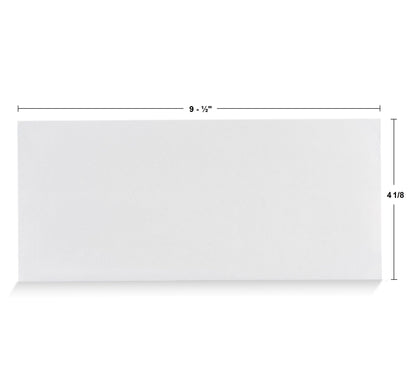 Aimoh #10 Security Self Seal Envelopes – 100 Qty |No Window, EnveGuard, 4⅛ x 9½", White, 24 LB, 100 Count (34100)