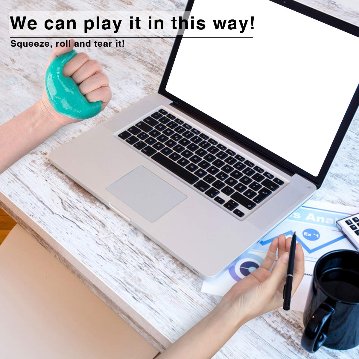 ASFSKY Car Cleaning Gel for Car Detailing Car Cleaning Putty for Interior Cleaner for Car Vents Car Cleaning Gel Pack 450g（5 Pack）