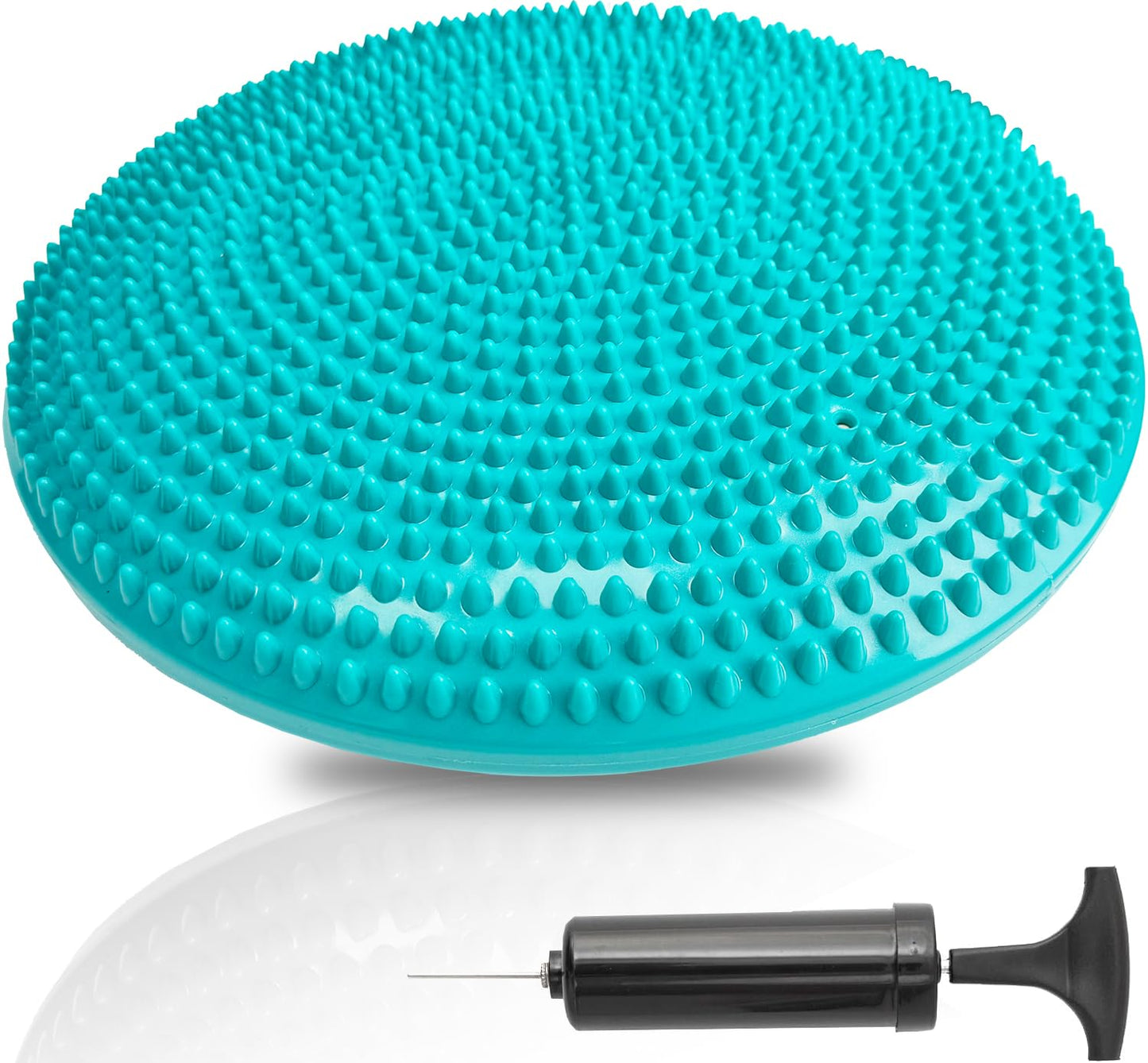Balance Disc comes with an Air Pump Exercise Wobble Cushion for Stability Workout 1 PC (Light Green)