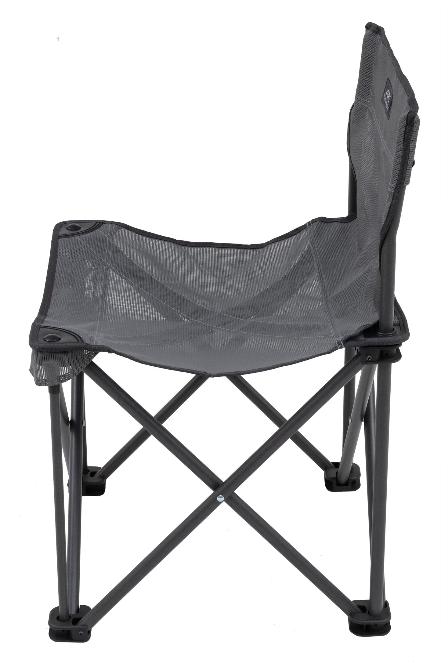 ALPS Mountaineering Adventure Folding Camping Chairs - Durable Mesh Fabric Over Powder Coated Aluminum with Simple Compact Design and Shoulder Carry Bag, Charcoal