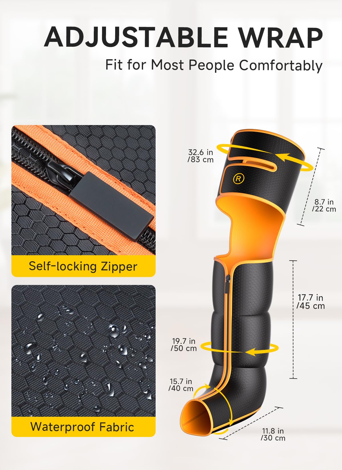 ITCPRL Leg Massager with Heat and Compression, Foot Calf & Thigh Massage for Circulation and Pain Relief, Leg Compression Massager with Handheld Controller 3 Intensities 6 Modes - FSA HSA Eligible