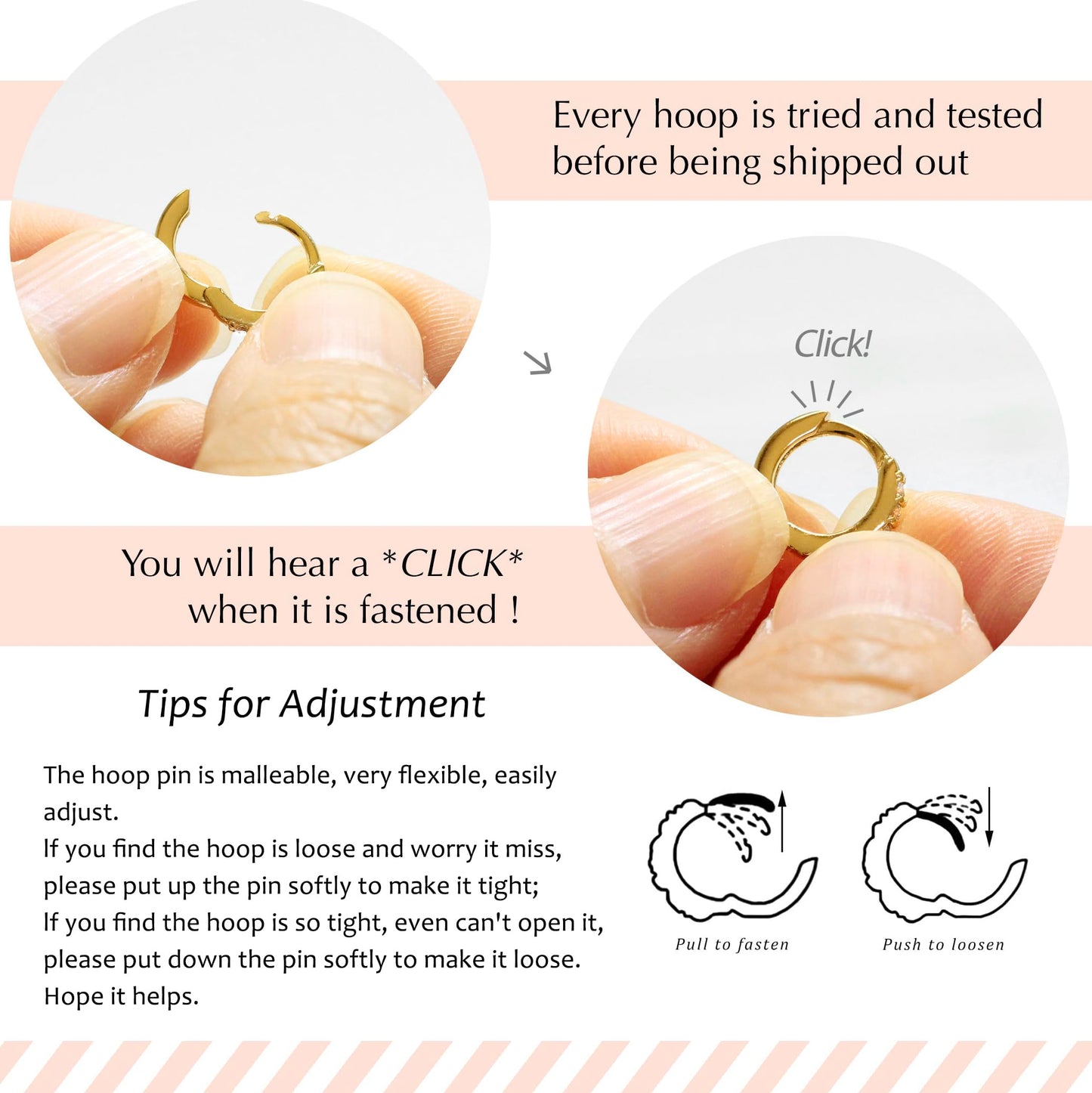 925 Sterling Silver Small Gold Hoop Earrings for Women Men,18K Gold Plated Hinge Huggie Hoop Earrings fit Cartilage, Helix, Tragus, Sung, Earlobe Lightweight Hypoallergenic Earrings (1 Pair - 6mm)