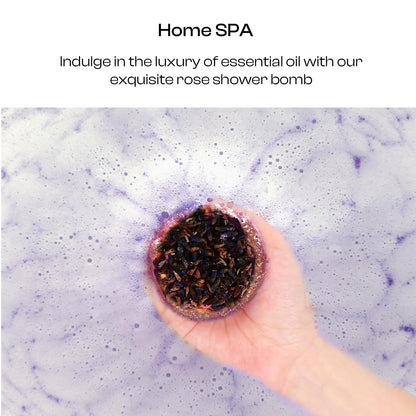 Bath Bombs for Women, Gift Set of 6 Fizzies Luxury Large Size with Real Flowers and Natural Organic Essential Oil, Self Care Gifts for Women, Mon, Daughter, Girlfriend, Kids,Pack of 6 (Multiple)