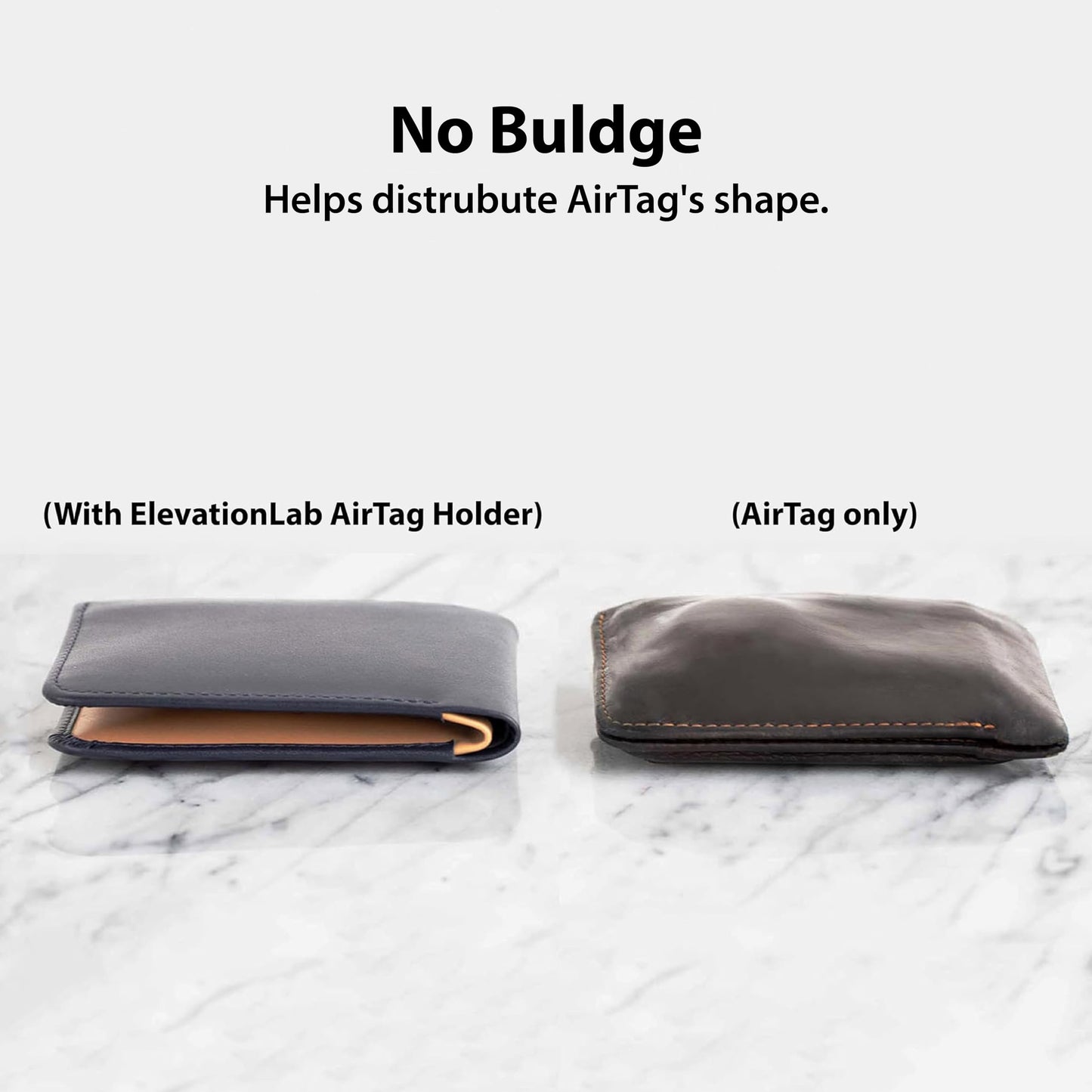AirTag Wallet Holder (2 Pack) - TagVault™ - The Best Way to Keep AirTag in Your Wallet | Ultra-Thin, Flexible, Stays Hidden, Patent Pending | Elevation Lab