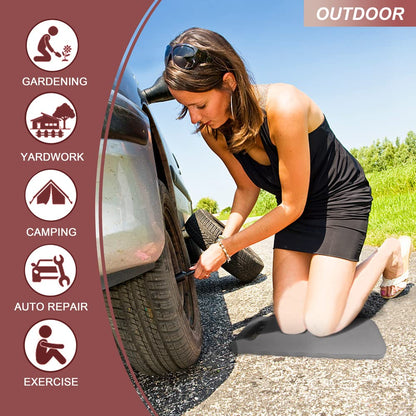 Altdorff Thick Kneeling Pad 2 Pack, Waterproof,Comfortable Garden Kneeling Pads Stain Resistant, Multi-Functional Kneeler Pad for Gardening, Baby Bath, Yoga, Praying and Exercise (Deep Grey)