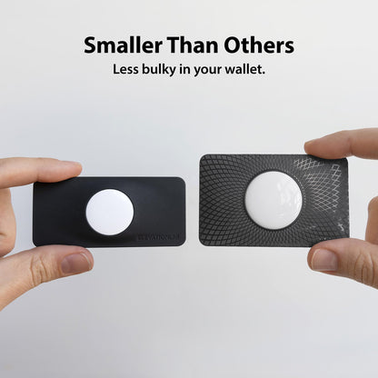 AirTag Wallet Holder (2 Pack) - TagVault™ - The Best Way to Keep AirTag in Your Wallet | Ultra-Thin, Flexible, Stays Hidden, Patent Pending | Elevation Lab